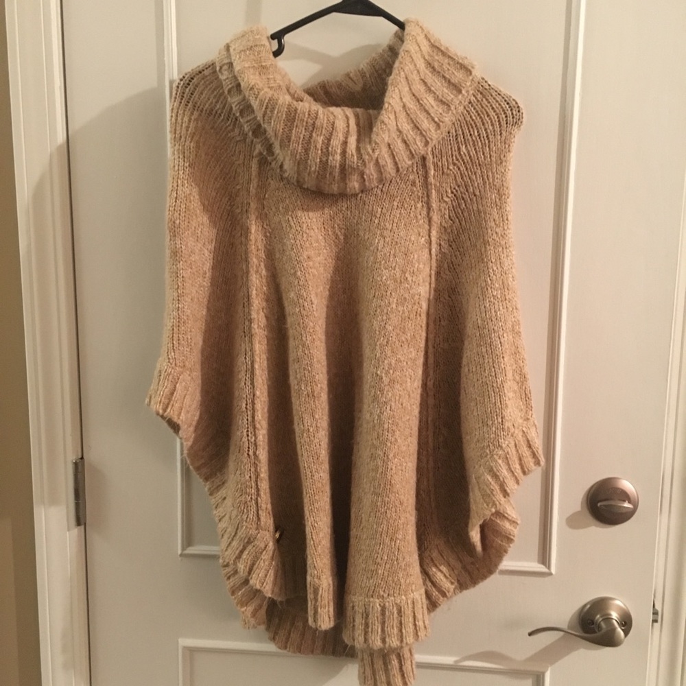 MK poncho sweater